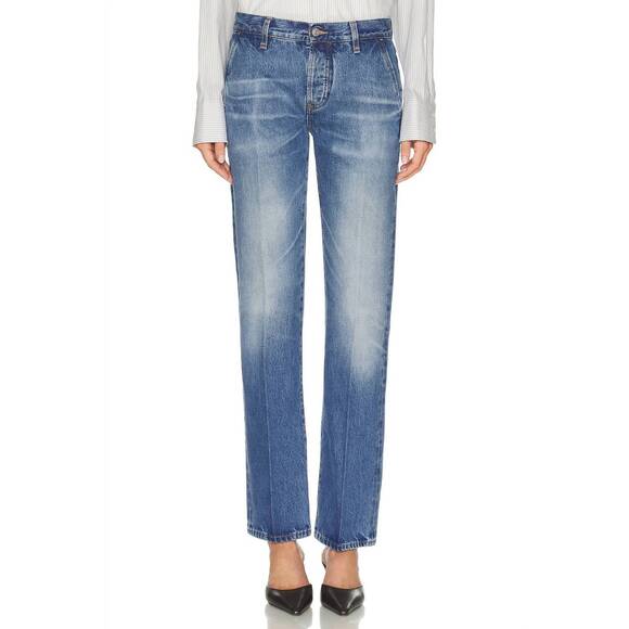 NEW FRAME drop trouser jeans in fighter - Picture 5 of 7